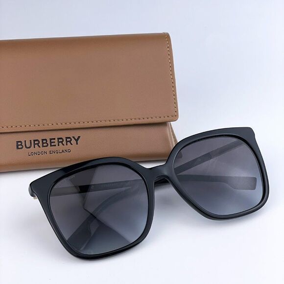 SALE! NEW Burberry BE4347 EMILY 501/87 Black Gradient Square Women Sunglasses main image 9